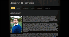 Desktop Screenshot of andrewwysong.com